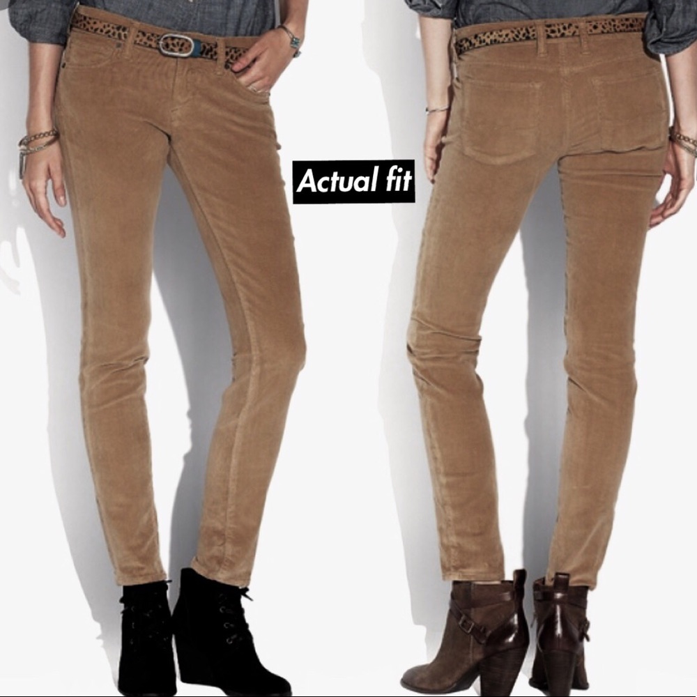 Lucky Brand Charlie Corduroy Skinny Pants